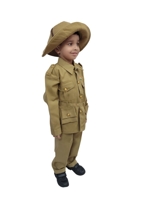 BookMyCostume Forest Officer Explorer Professional Community Helper Indian Kids Fancy Dress Costume